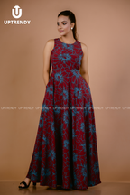 BOTANICAL ELEGANCE MAXI DRESS