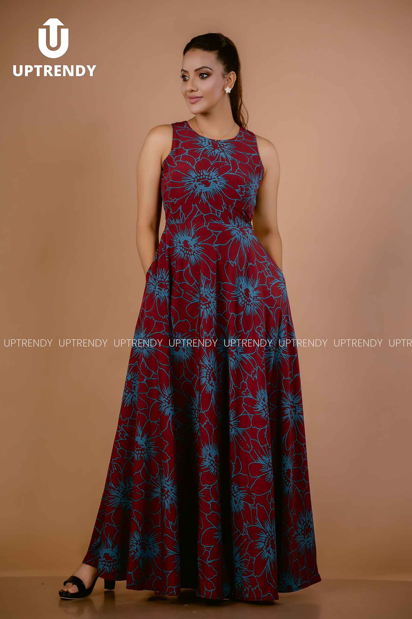 BOTANICAL ELEGANCE MAXI DRESS