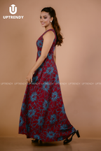 BOTANICAL ELEGANCE MAXI DRESS