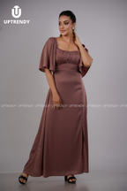 THE RUCHED FLUTTER MAXI