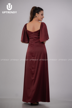 THE RUCHED FLUTTER MAXI