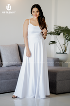 The Elegant Spaghetti Strap Slit Maxi Dress