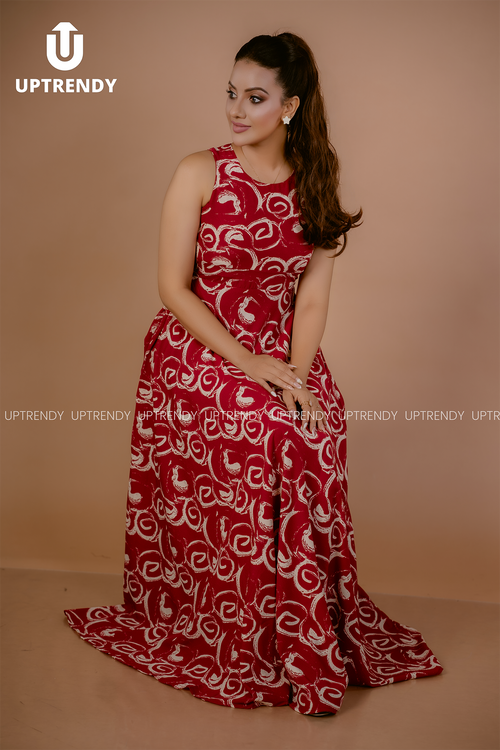 ABSTRACT SWIRL ELEGANCE DRESS