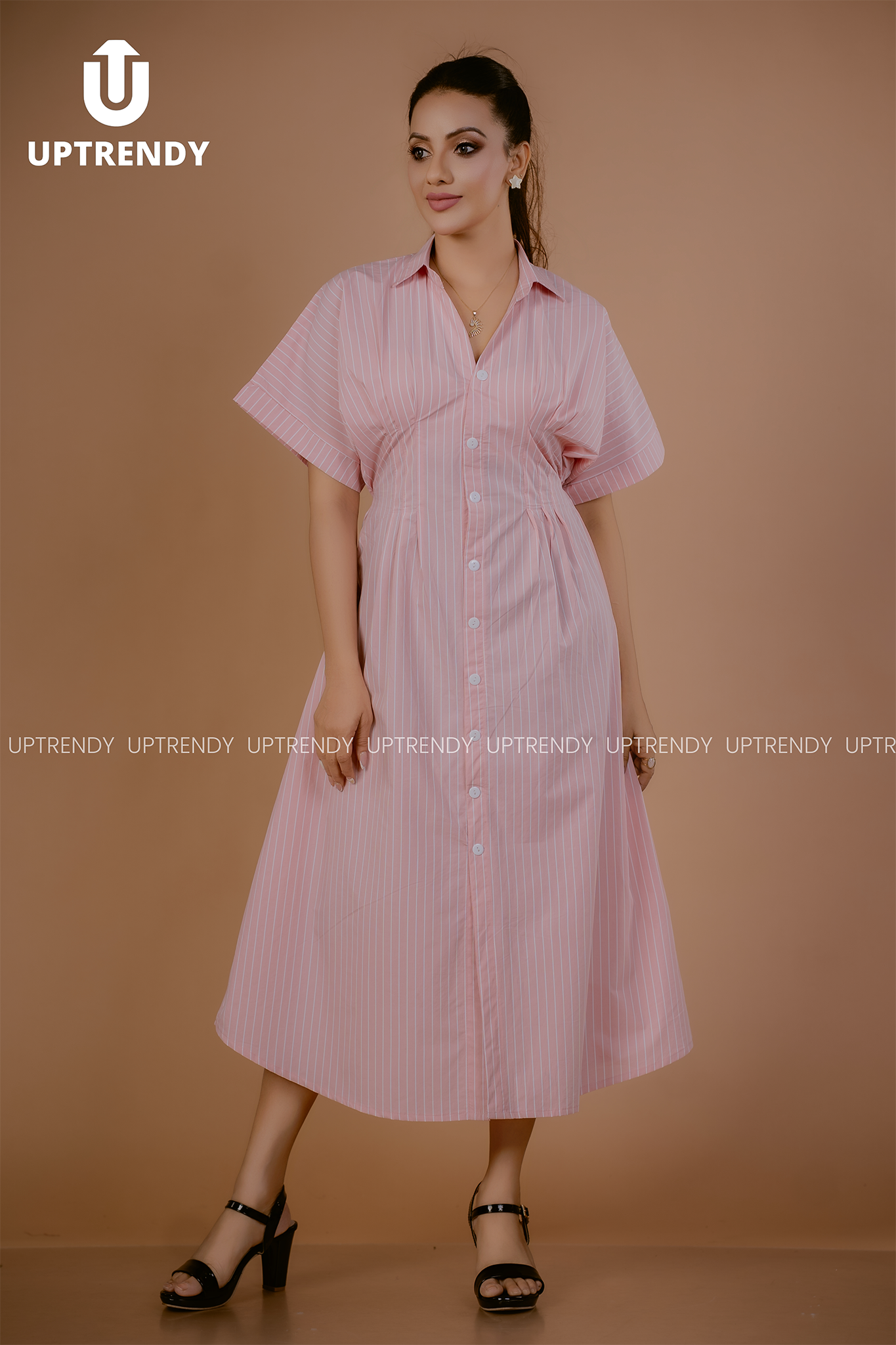 THE BUTTON-DOWN STRIPED MIDI