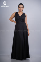 THE FLOWING V-NECK MAXI