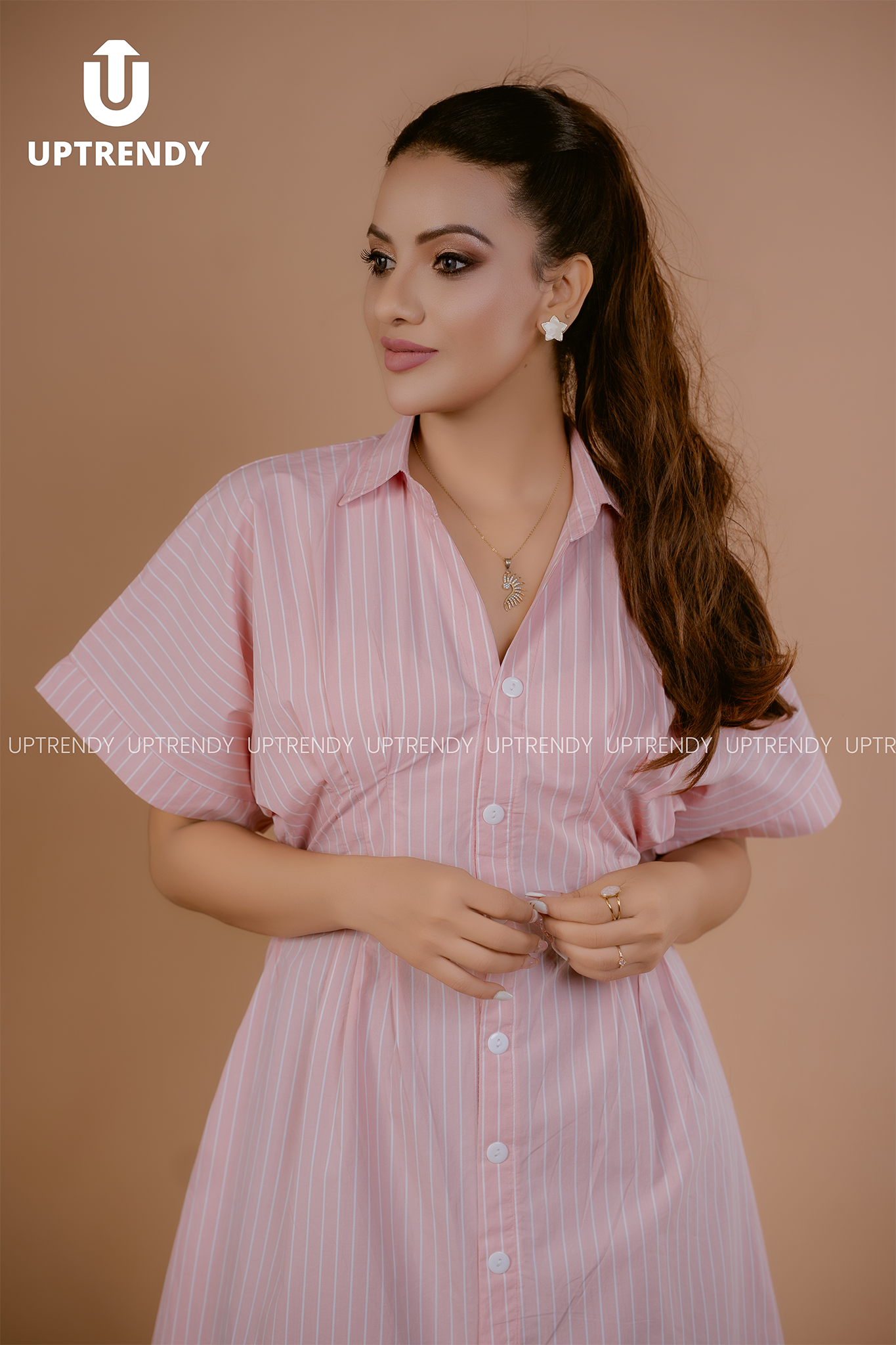 THE BUTTON-DOWN STRIPED MIDI