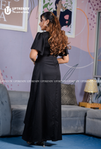 The Dramatic Ruffled High-Low Maxi Dress