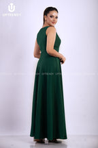 THE FLOWING V-NECK MAXI