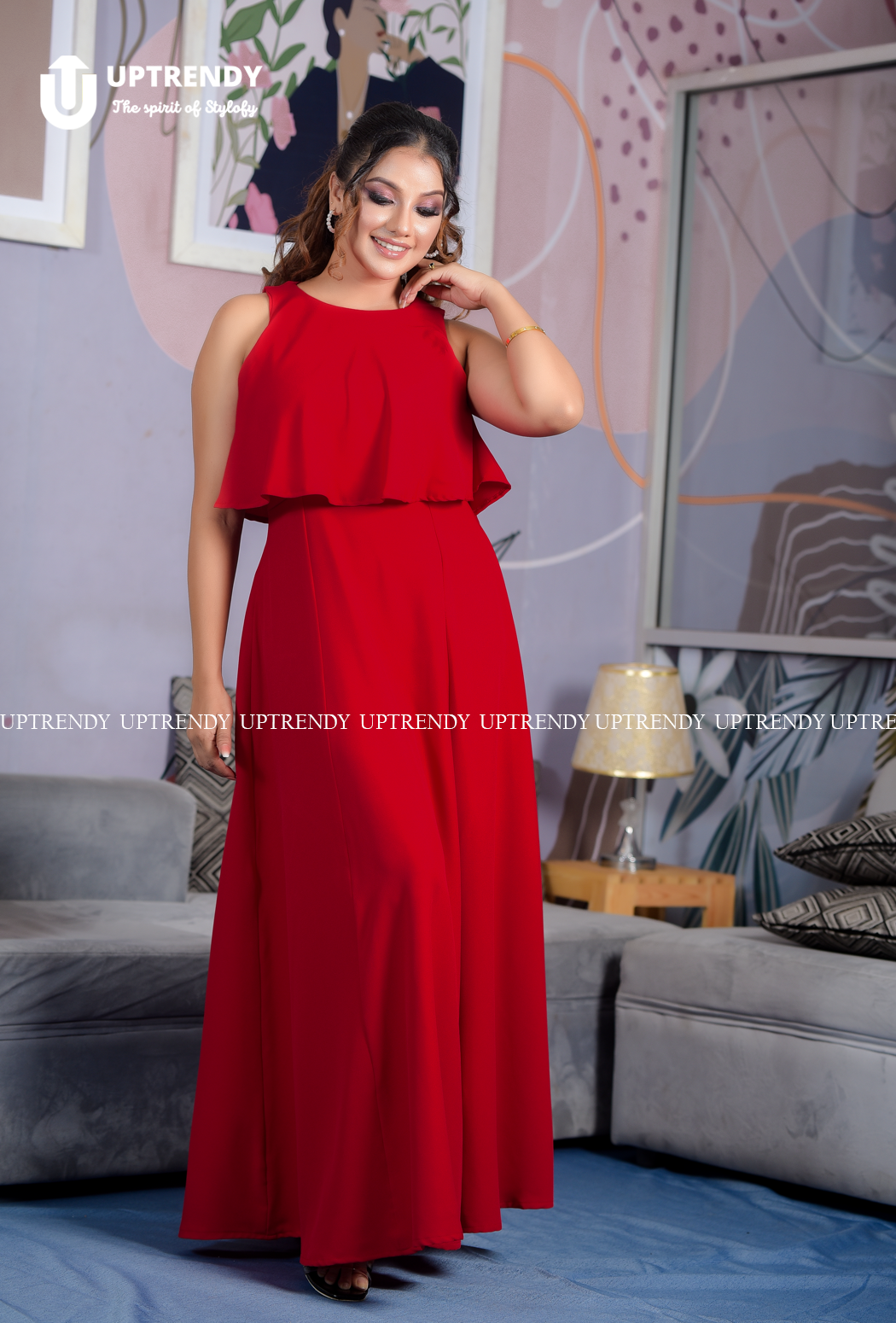 Your New Favorite Overlay Maxi Gown